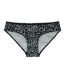 Womens/ladies Aceana Polka Dot Bikini Bottoms Black White Regatta-2