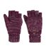 Gants Tricotés Unis Kollie Femme Rose Trespass-3