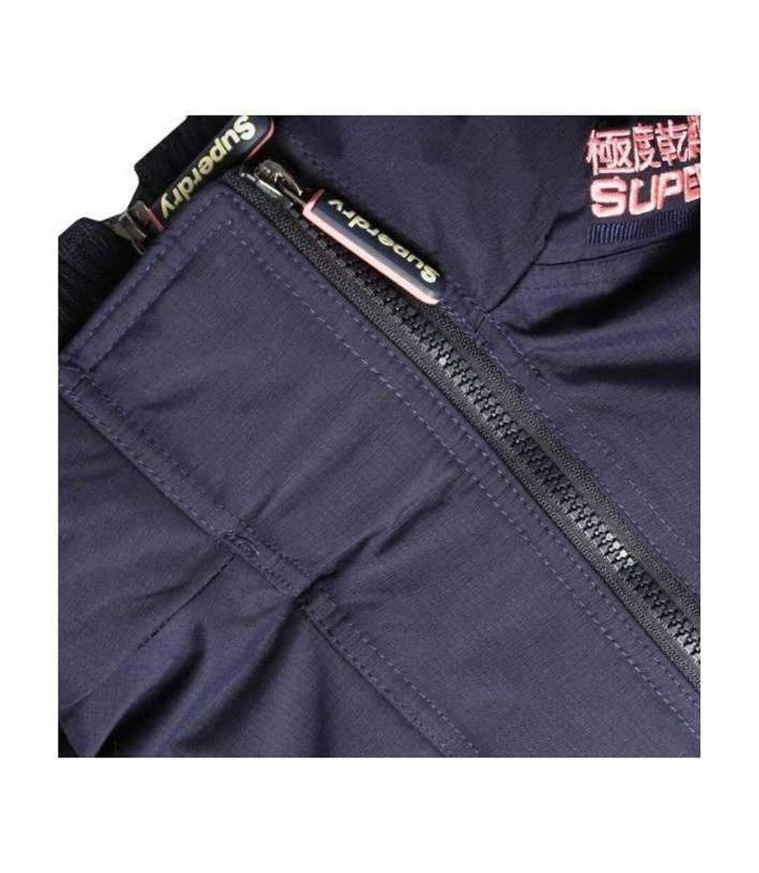 Veste Motif/style Logo Femme Bleu Marine Rose Superdry-2