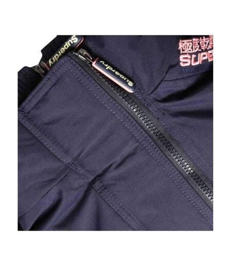 Veste Motif/style Logo Femme Bleu Marine Rose Superdry