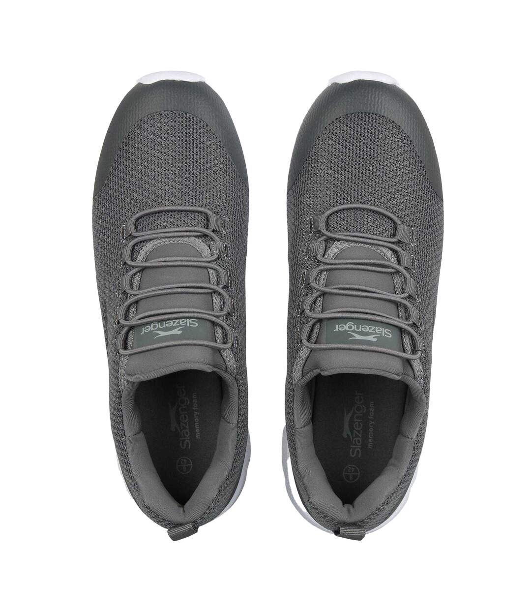 Mens Rotate Trainers Grey White Slazenger-3