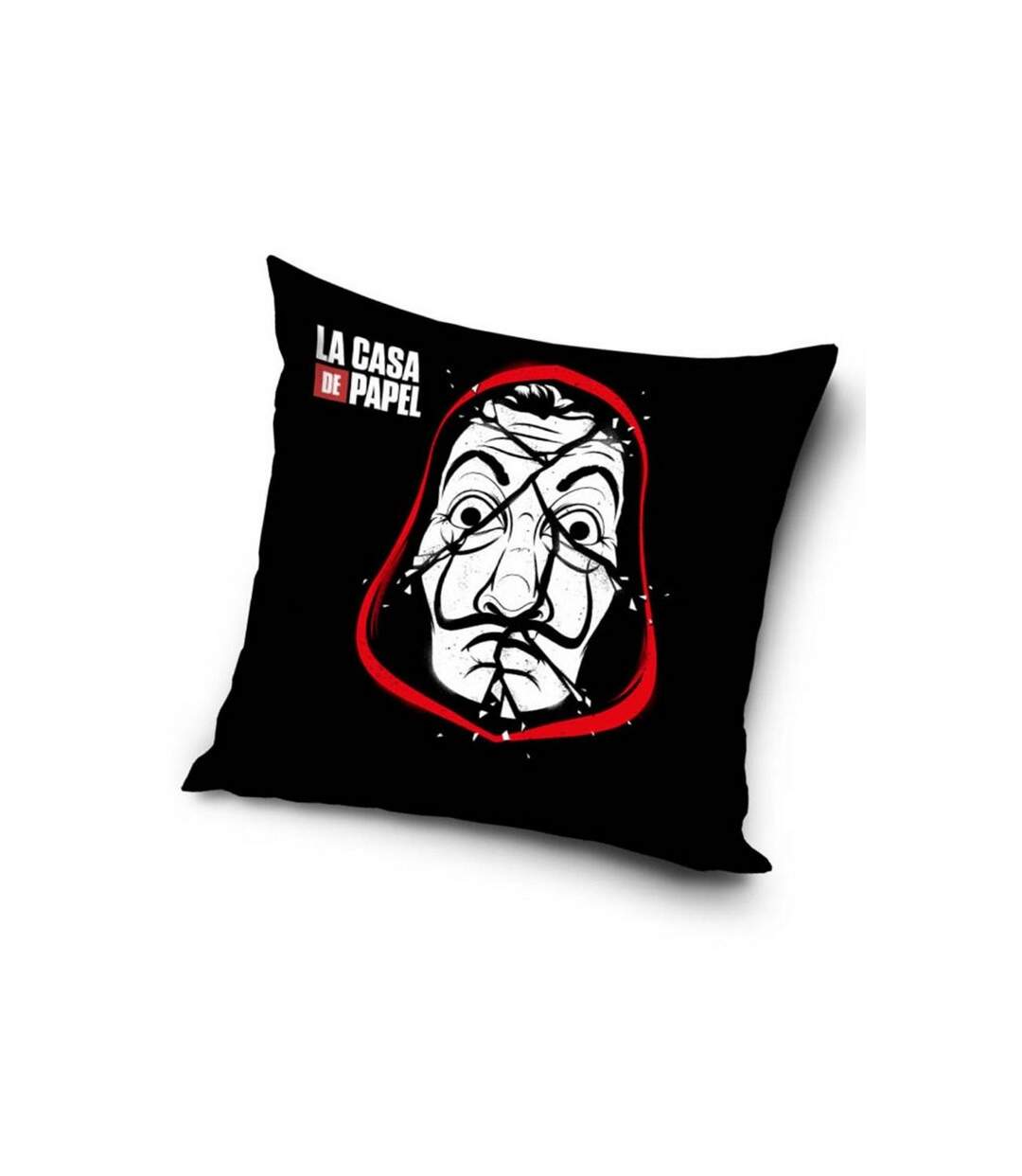 La casa de papel filled cushion one size black/red/white Money Heist-1