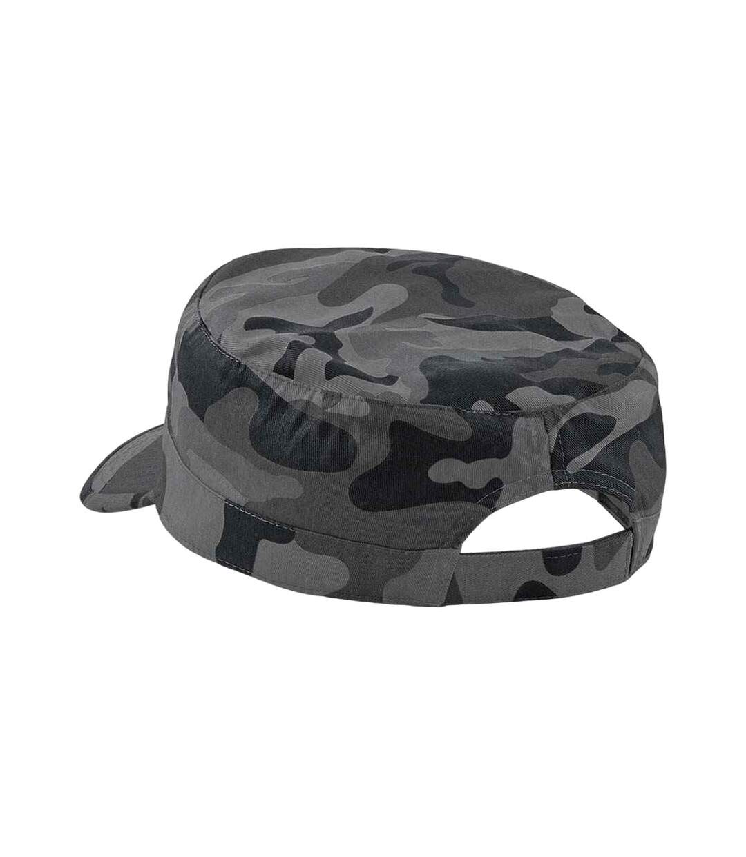 Casquette militaire gris pâle Beechfield-2