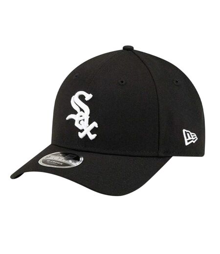 Unisex Adult Chicago White Sox Baseball Cap Black Silver New Era