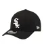 Unisex Adult Chicago White Sox Baseball Cap Black Silver New Era-1