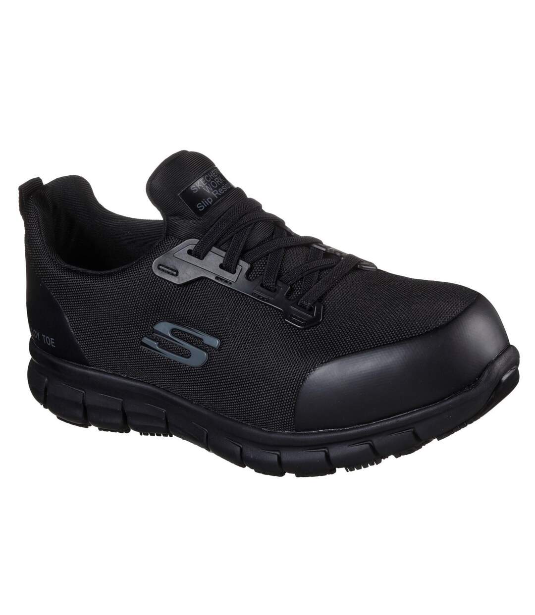 Womens/ladies sure track jixie safety shoes black Skechers-1