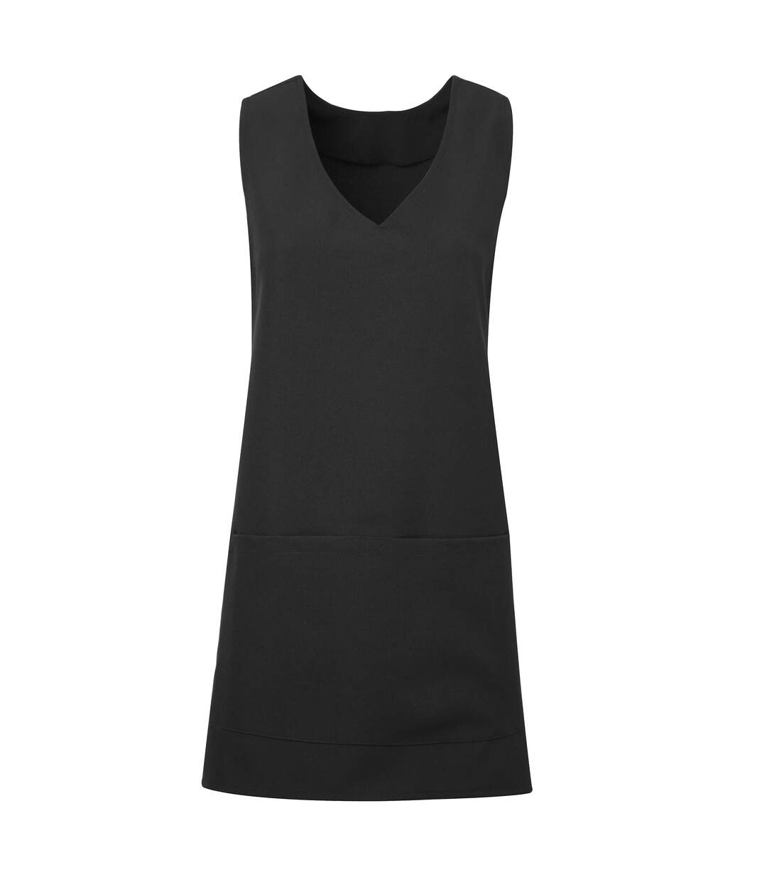 Premier Womens/Ladies Wrap Around Sleeveless Tunic Apron (Black) - UTPC2657-1