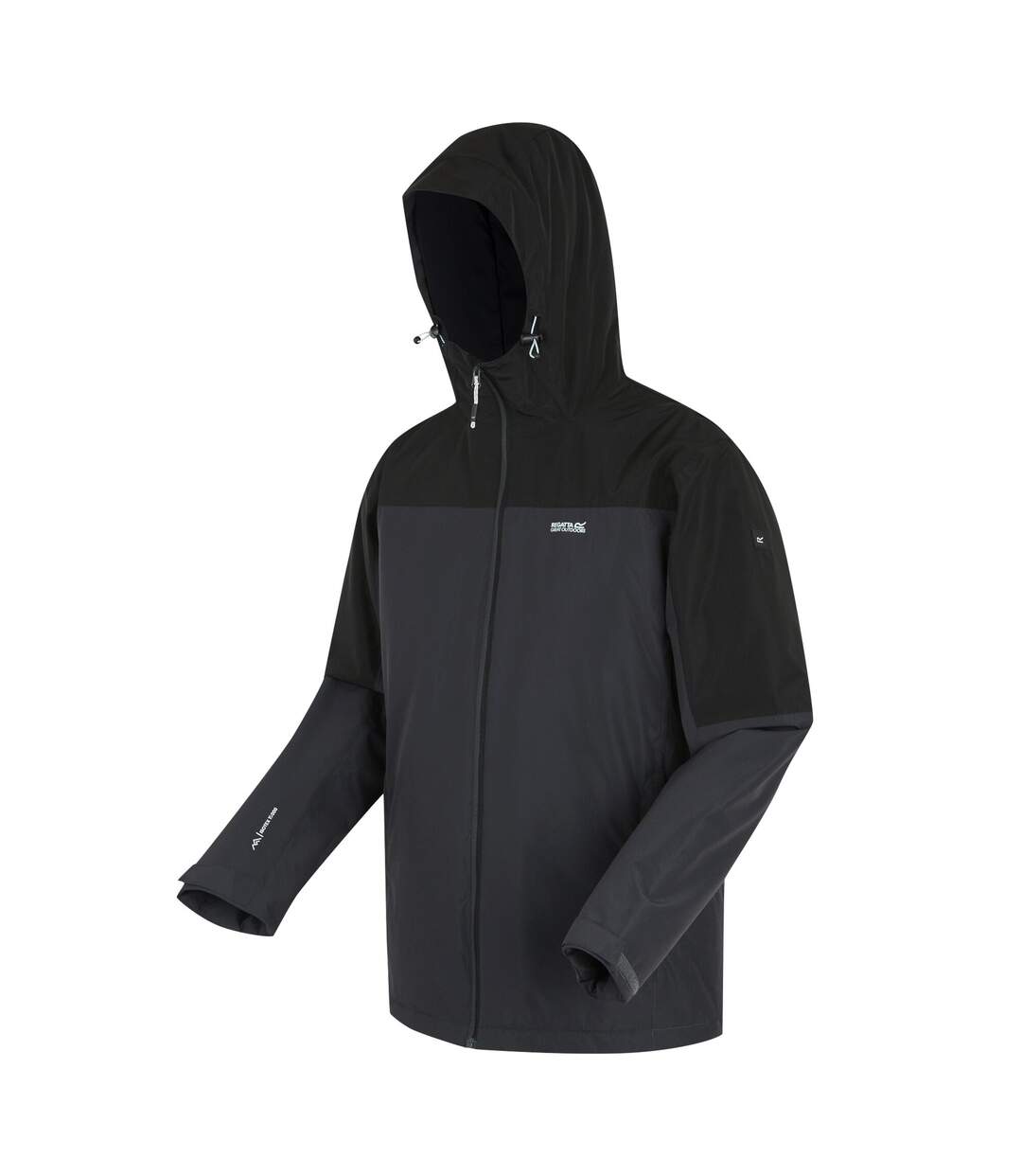Veste Imperméable Thornridge Homme Gris Clair Noir Regatta-4