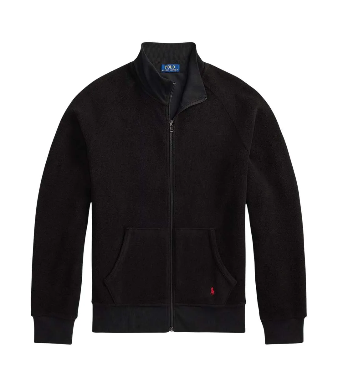 Mens Fleece Jacket Black Ralph Lauren-1