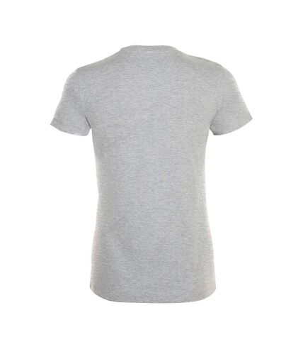 SOLS Womens/Ladies Regent Short Sleeve T-Shirt (Grey Marl) - UTPC3774