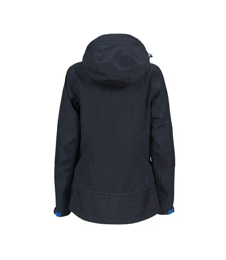 Womens/ladies Islandblock Jacket Navy James Harvest
