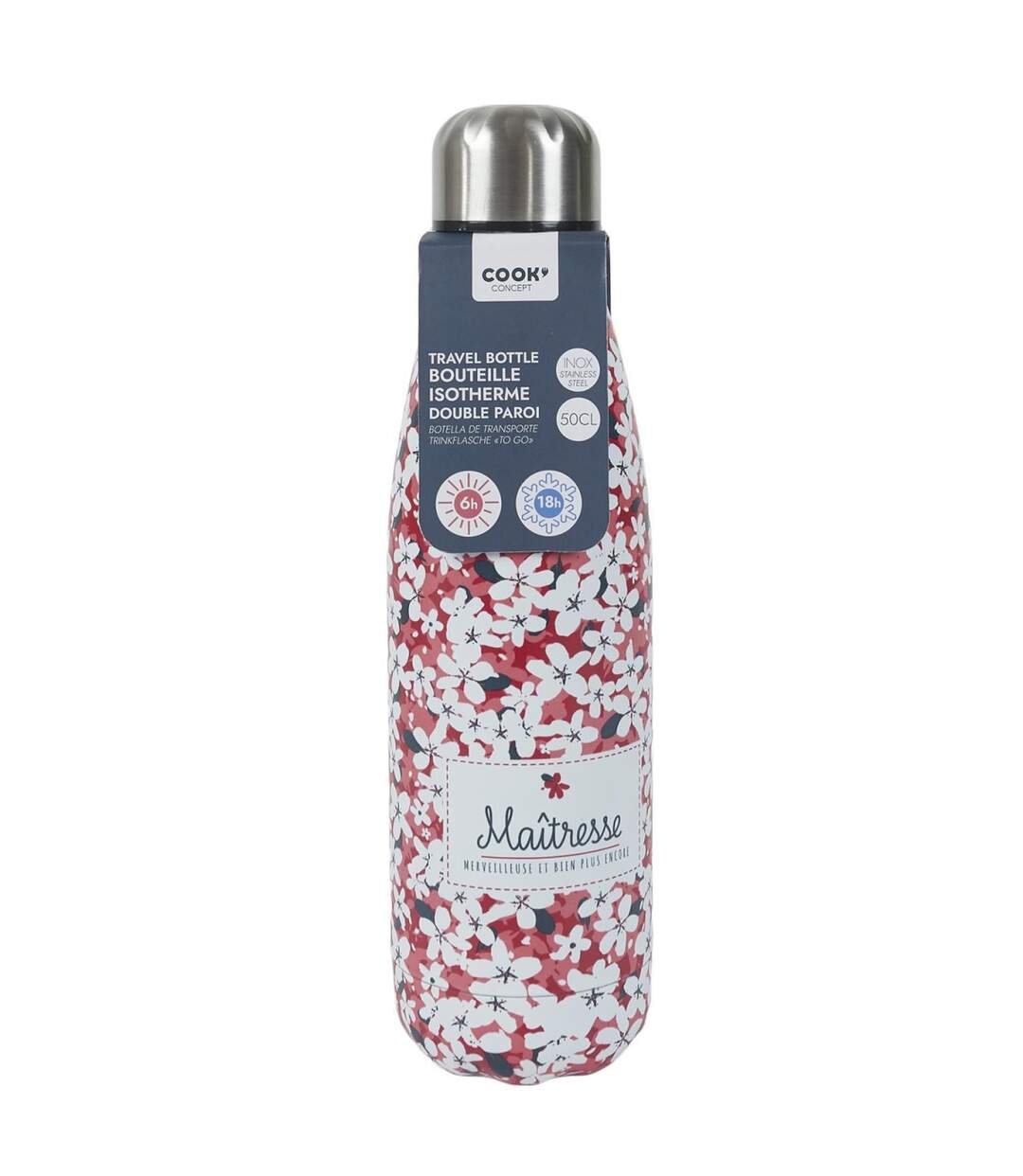Bouteille Isotherme Maîtresse 40cl Rose-4