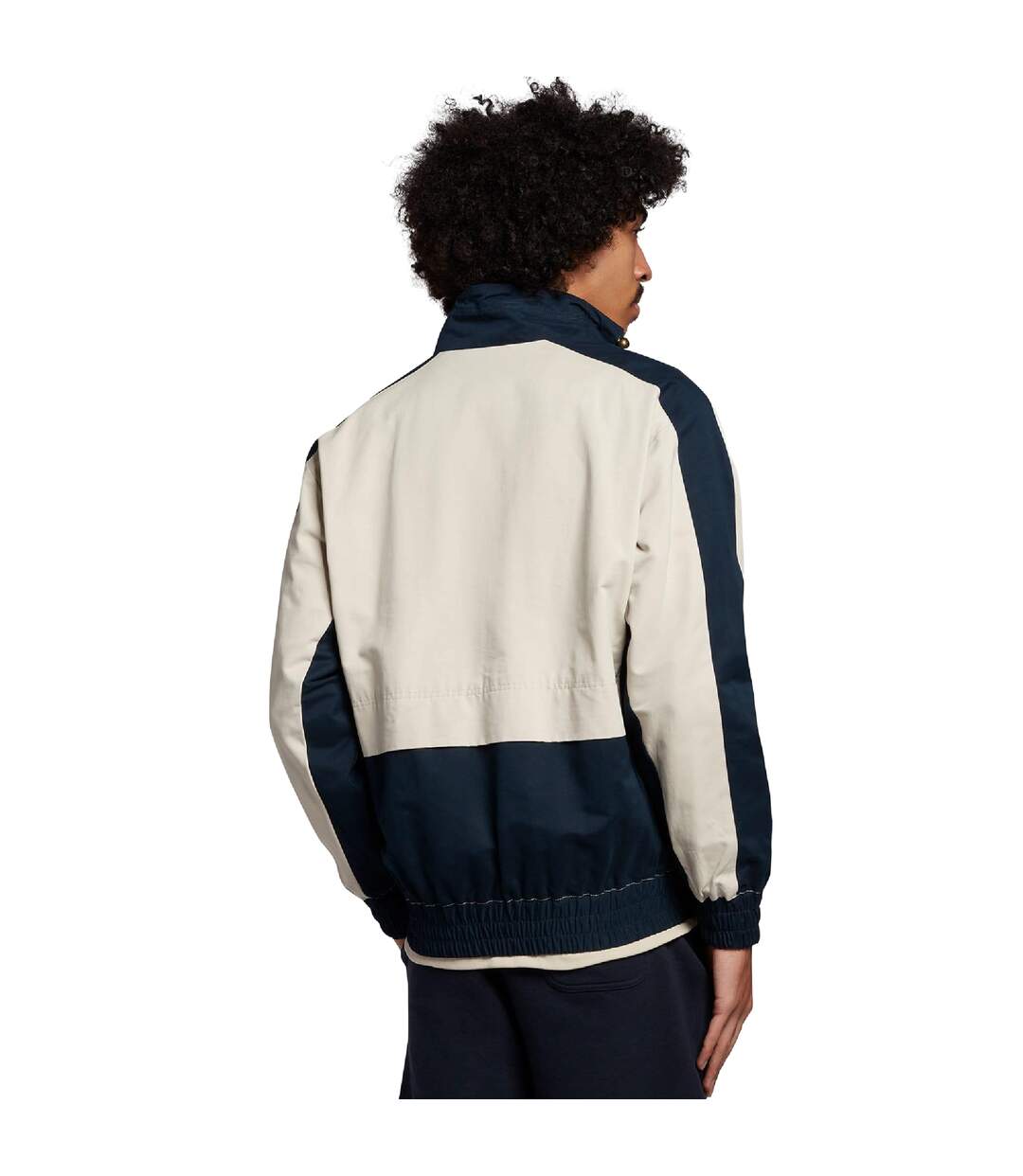 Mens Panelled Sport Jacket White Lyle & Scott-3