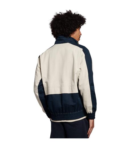 Mens Panelled Sport Jacket White Lyle & Scott