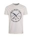 Mens hudson printed branded t-shirt white Weird Fish-1
