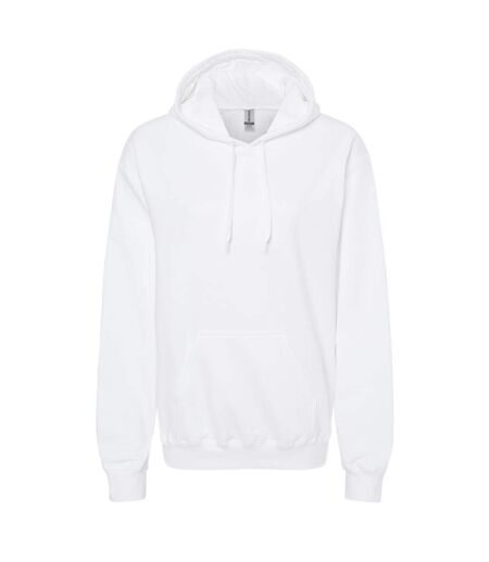 Unisex adult softstyle fleece midweight hoodie white Gildan