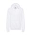 Unisex adult softstyle fleece midweight hoodie white Gildan-1