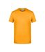 T-shirt Basic Homme Jaune Or James And Nicholson-1