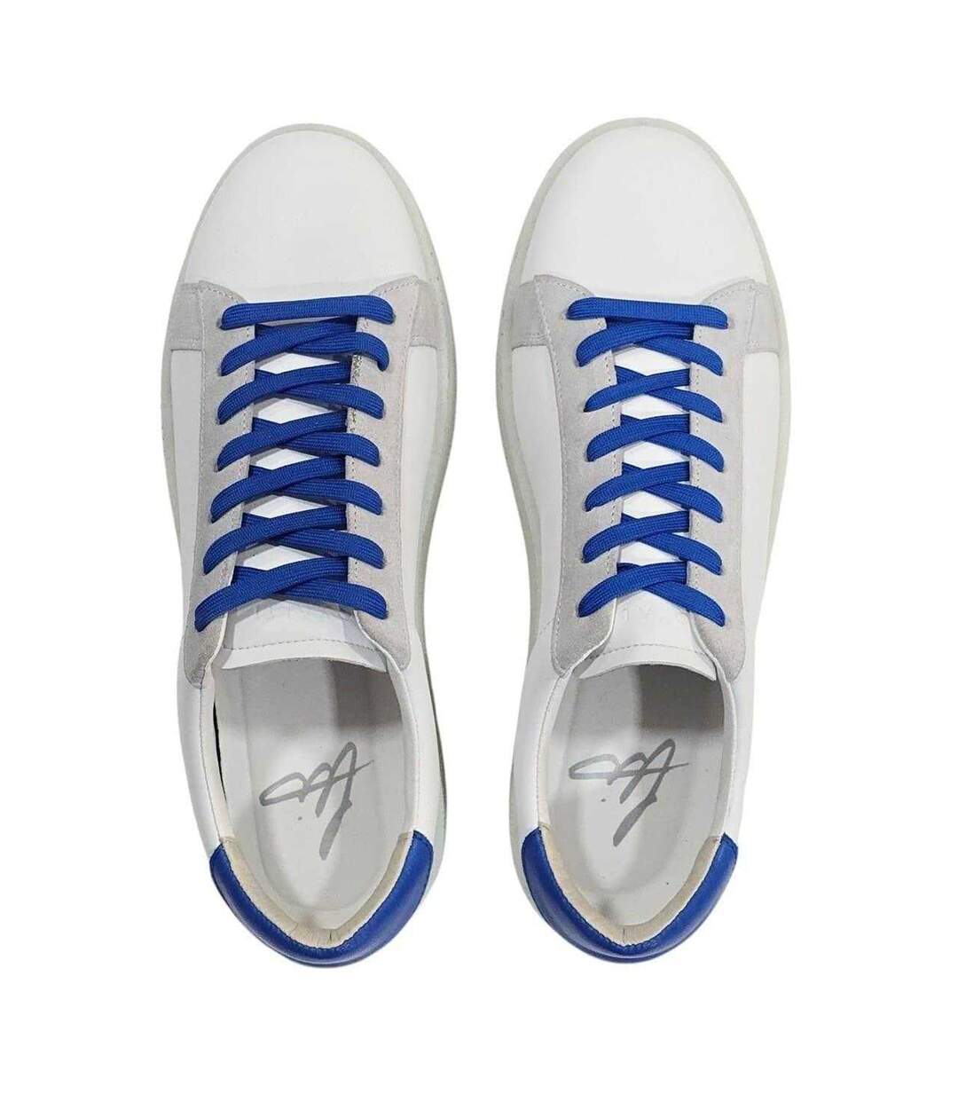 Baskets Castro Homme Bleu Orange Loyalti-2