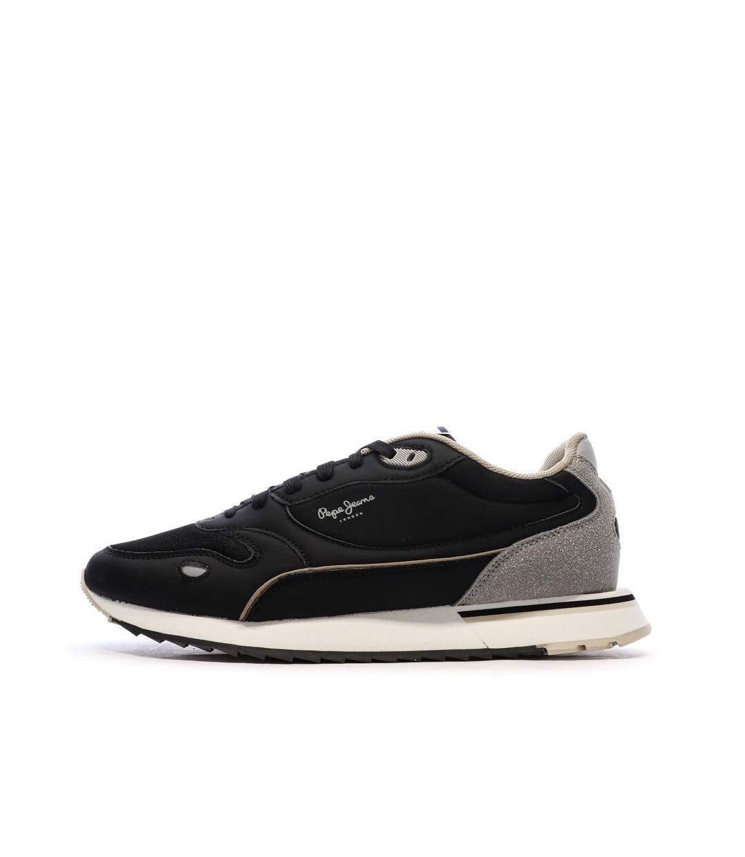 Baskets noires homme pepe jeans bexley-1