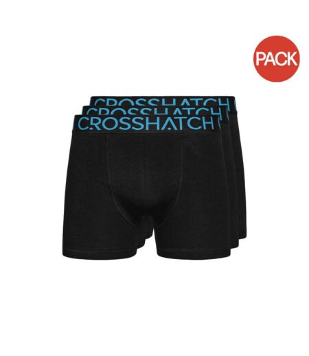 Boxers monoglow homme noir Crosshatch Crosshatch