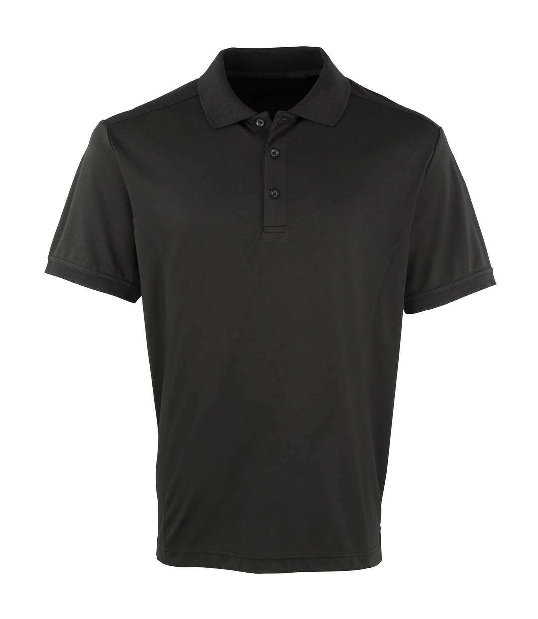 Polo coolchecker homme noir Premier-1