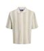 Chemise beige/verte homme jack & jones ortyler - l-1