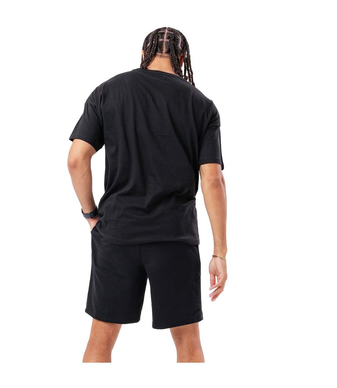 Hype Mens Oversized T-Shirt (Pack of 2) (Red/Black)