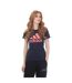 T-shirt Believe Femme Bleu Marine Adidas-1