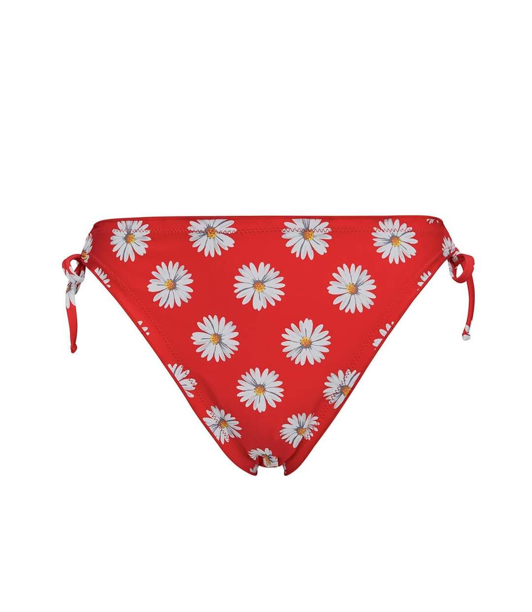 Slip de bain rouge Floral-1