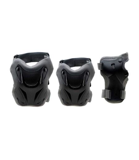 Ensemble Genouillère Proguard Adulte M Gris Noir Coolslide