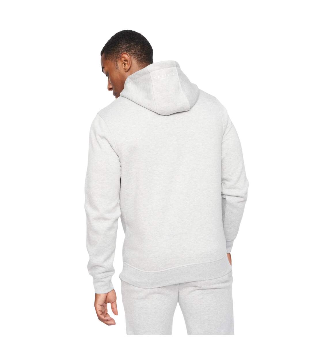 Sweat à capuche belton homme gris chiné Henleys