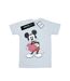 Disney Womens/Ladies Mickey Mouse Valentine Heart Cotton Boyfriend T-Shirt (Blanc) - UTBI35871-1