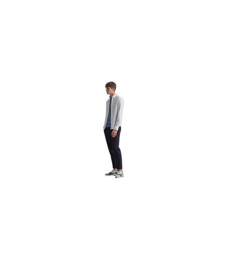 Mens Pique Regular Long-sleeved Shirt White Gant