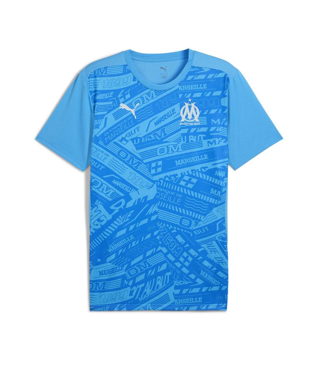 OM maillot faster bleu ciel homme puma 24/25-1