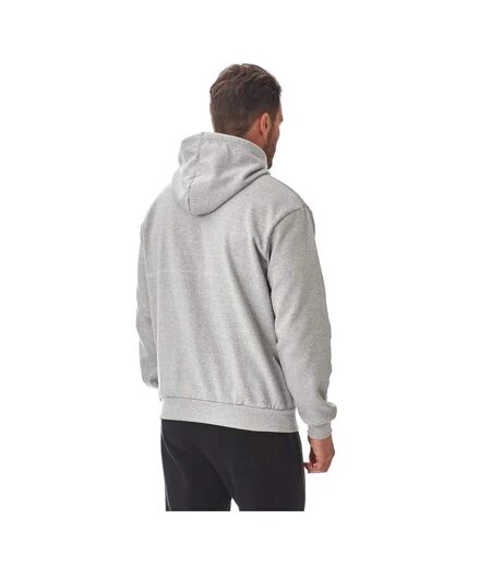 Mens hooded fleece jacket light grey Iron Mountain