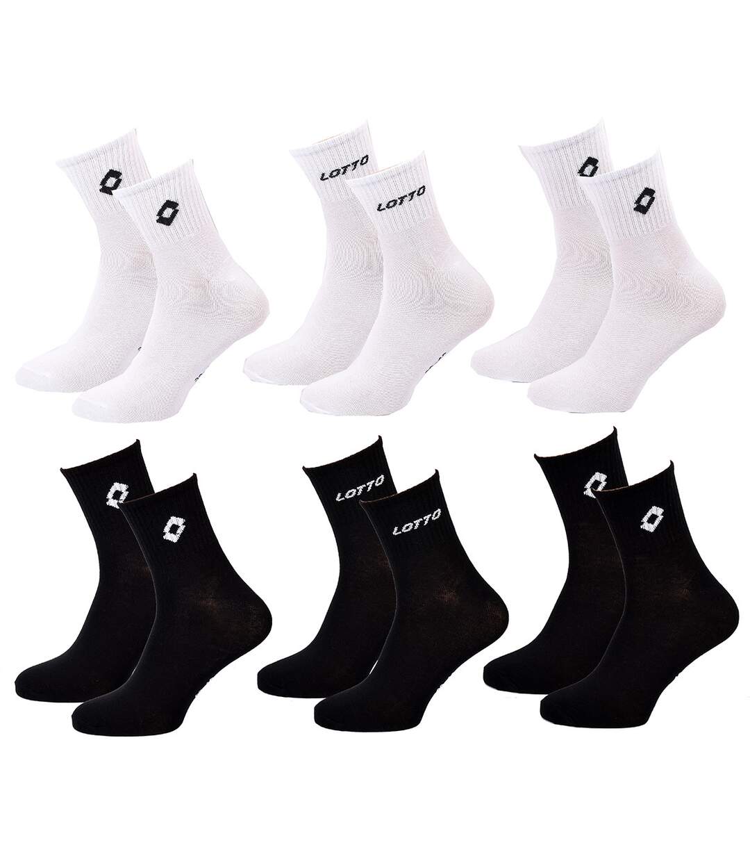 Chaussettes Homme LOTTO Pack de 6 paires QUARTER 5814-1