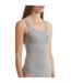 Débardeur Motif/style Logo Partout Femme Gris Chiné Adidas-3