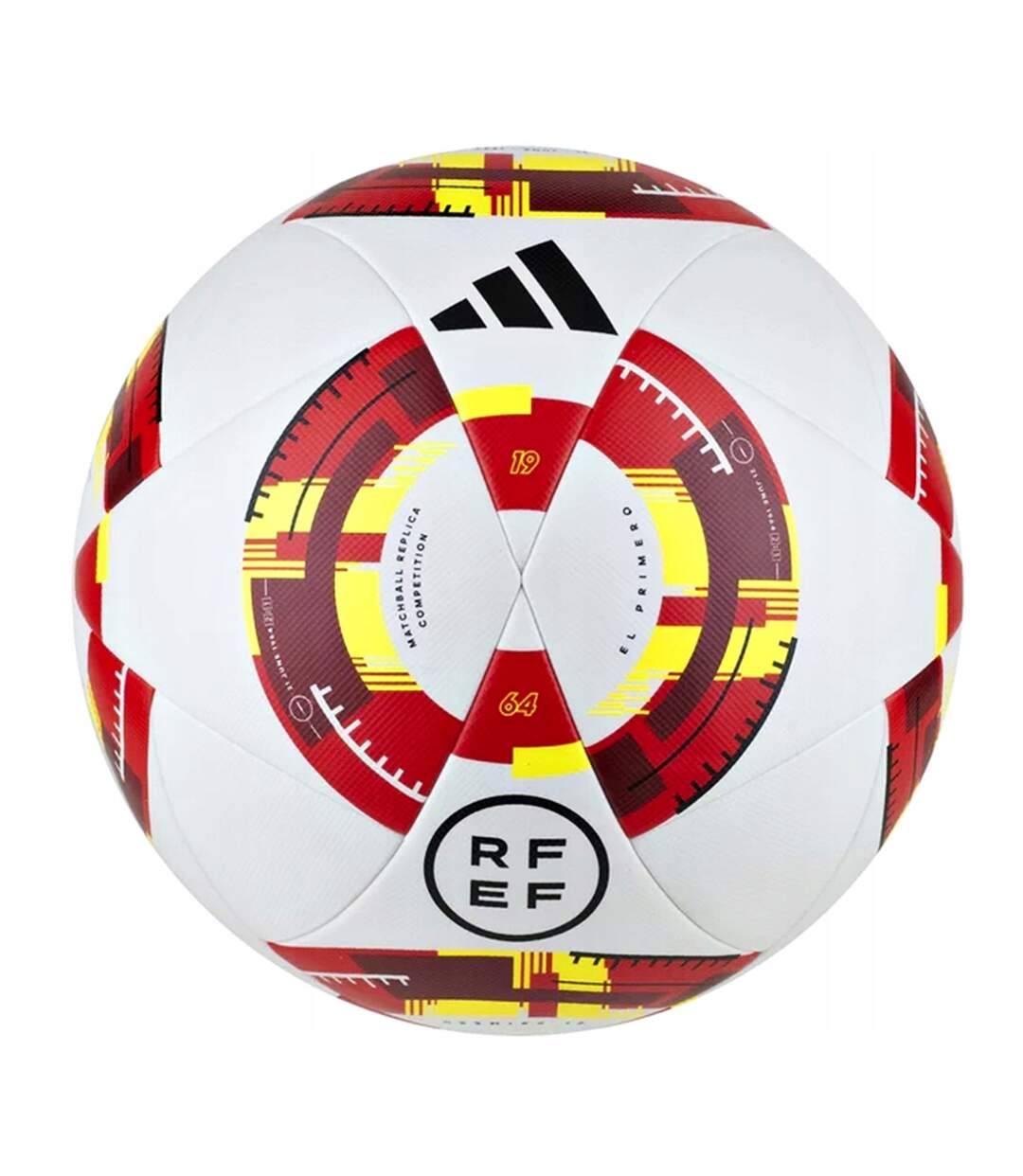 Ballon De Foot Motif/style Espagne Competition Taille 5 Blanc Rouge Adidas-2