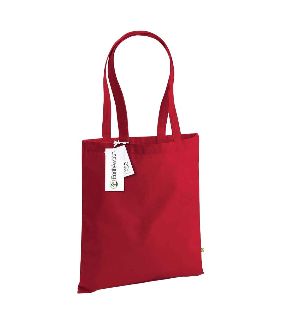 Sac de courses earthaware taille unique rouge classique Westford Mill-1