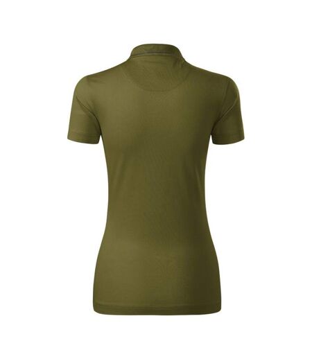 Womens/ladies Grand Polo Shirt Green Malfini