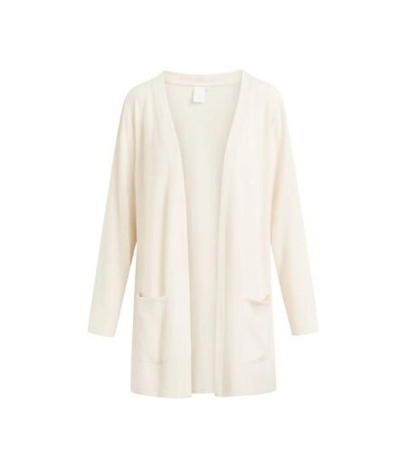 Womens/ladies Plain Cardigan Beige Melange CCDK Copenhagen
