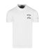 Mens Small Logo Breathable Polo Shirt White Plein Sport-1