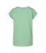 Build Your Brand Womens/Ladies Extended Shoulder T-Shirt (Neo Mint) - UTRW8374