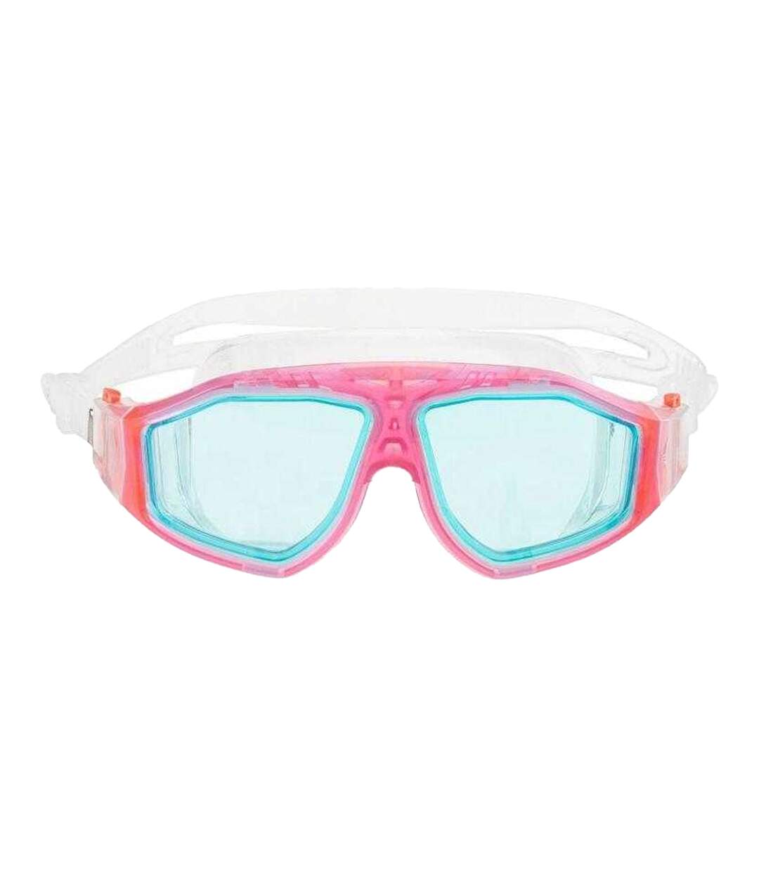 Childrens/kids Maveric Swimming Goggles Pink Transparent Aquawave-2