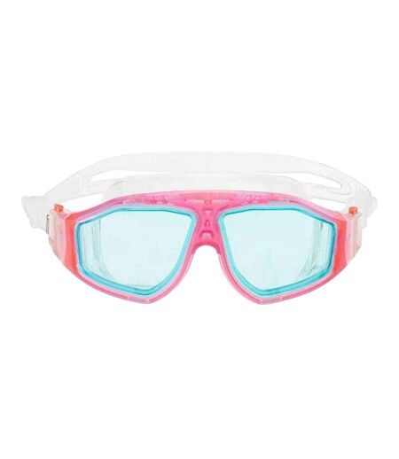 Childrens/kids Maveric Swimming Goggles Pink Transparent Aquawave