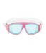 Childrens/kids Maveric Swimming Goggles Pink Transparent Aquawave-2