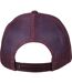 Casquette Trucker The Classic Retro Blanc Pourpre Yupoong-3