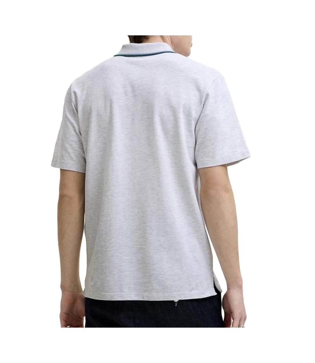 Polo blanc homme jack & jones blaze-2