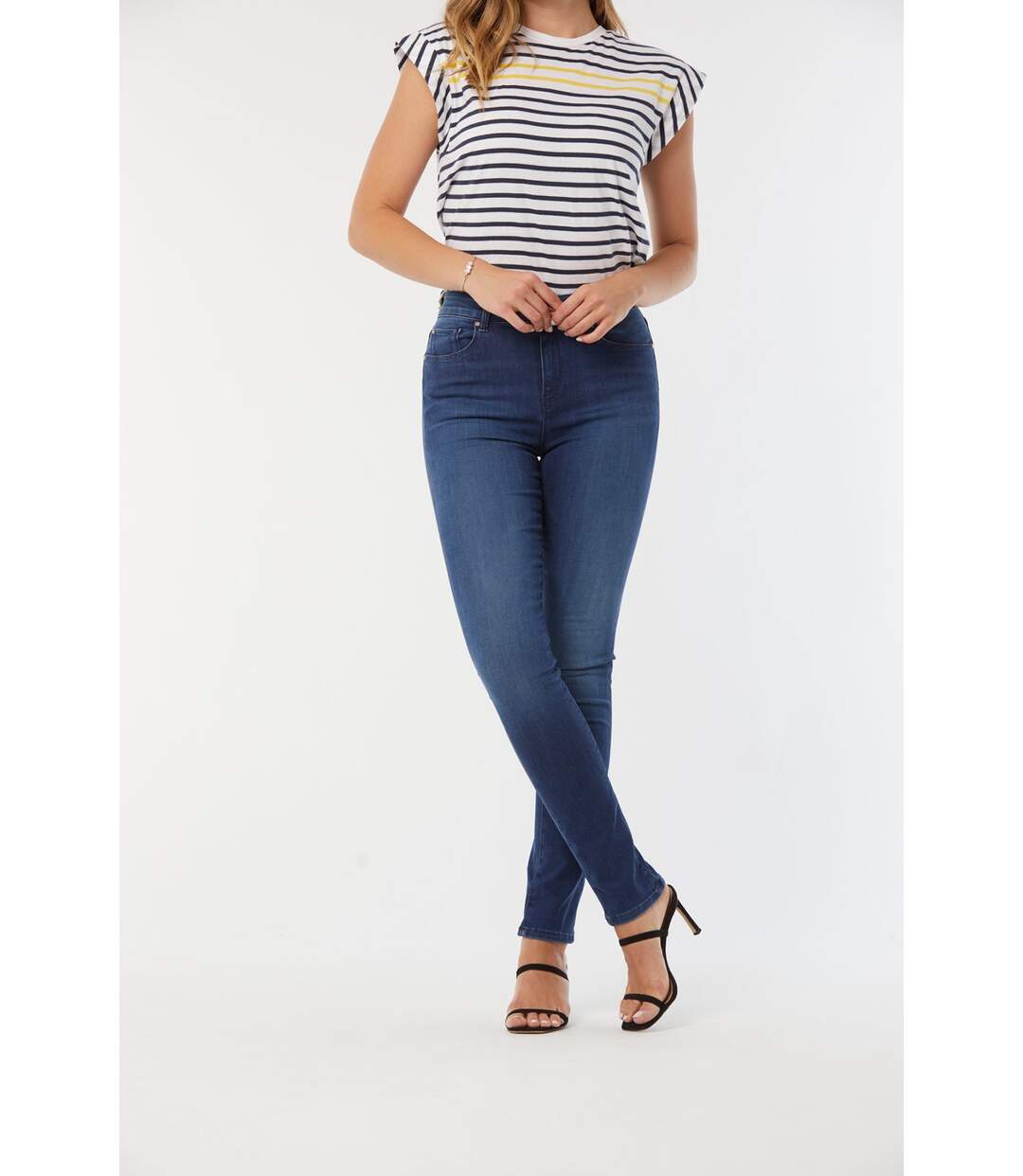 Jeans LC135 Dark blue brushed-2